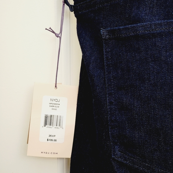 NYDJ Sheri Slim Rinse Skinny Jeans In Plus Size Petite - Picture 6 of 7